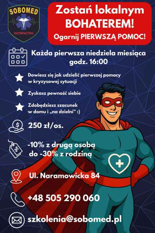 Zapisz się na kurs otwarty z pierwszej pomocy!